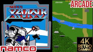 Super Xevious Arcade (Namco 1984) 4k Gameplay