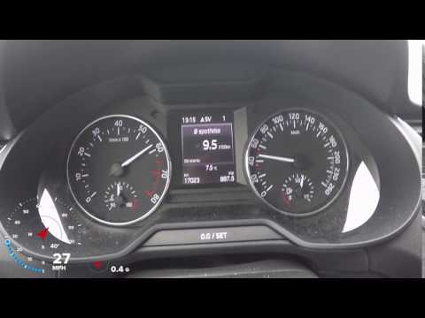 Skoda Octavia Combi 1.8TSI 180hp 0-60 MPH with GPS