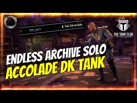 Solo Endless Archive As A Tank! | Elder Scrolls Online