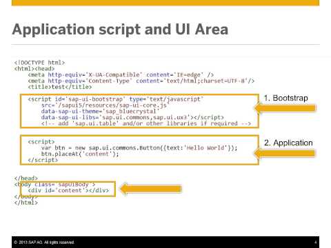Introduction to UI5 - Basic Applications 1