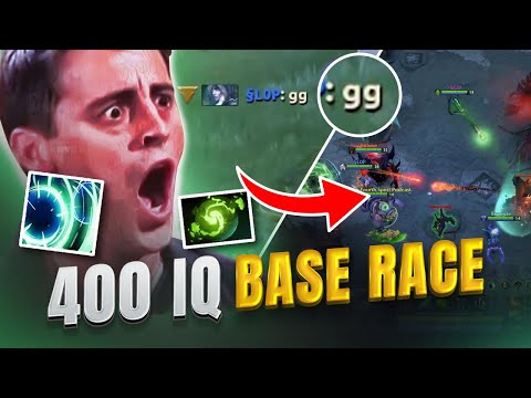400 IQ BASE RACE PLAY - FAKE GG INTO 1% COMEBACK - CRAZIEST STRATEGY DOTA 2