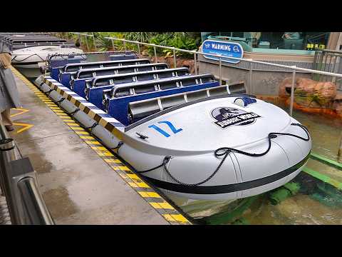 Jurassic World: The Ride - Universal Studios Hollywood Thrill Ride 2025 [4K POV]
