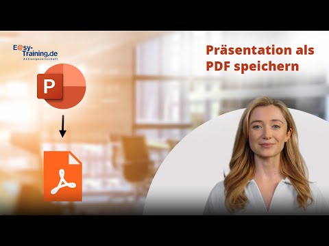 Microsoft 365 - PowerPoint - Präsentation als PDF speichern