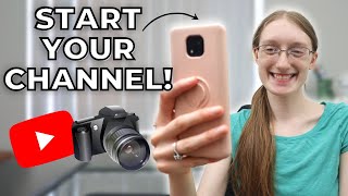 How to FINALLY Start a YouTube Channel... IN UNDER 5 MINUTES / Start a YouTube Channel for Beginners