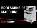 Brotschneidemaschine - Scheibendicke 8mm - 180 Watt