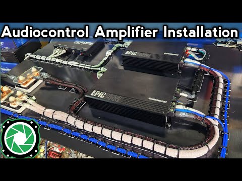How To Install A 4 Channel Amplifer and Subwoofer Amp using Audiocontrol Epic Amps