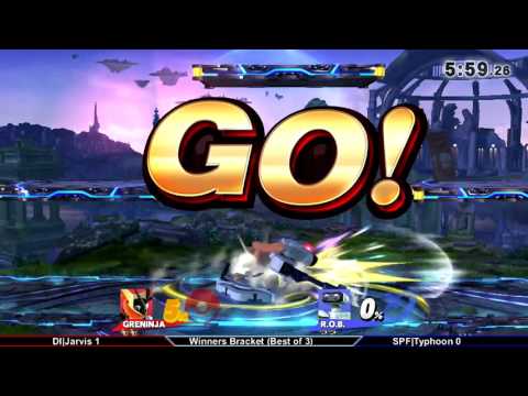 Gwinnett Brawl 41 Smash 4 Singles Jarvis (Greninja) vs Typhoon (ROB)
