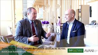 July sundowners interview video with AVANI Riverside Bangkok Hotel