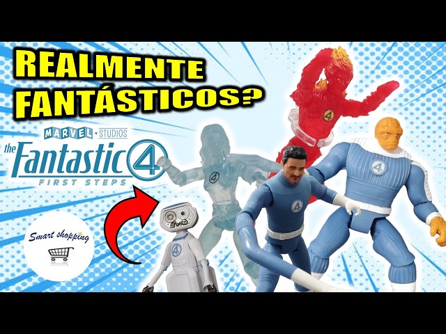 Vídeo relacionado con Marvel Studios, The Fantastic Four Epic World of Action, Fantasticar Aerodeslizador y Auto, Set de Figura y Coche de Juguete