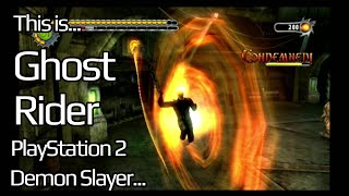 This is Ghost Rider for the PlayStation 2