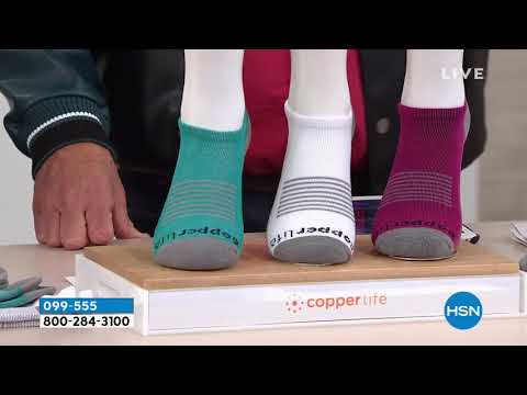 Copper Life 3pack Men's LowCut Compression Socks