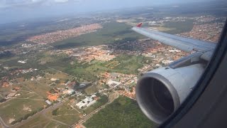 preview picture of video 'Amazing takeoff in first row TAM A320  @São Luis, Maranhão, Brasil + Lençóis Maranhenses'