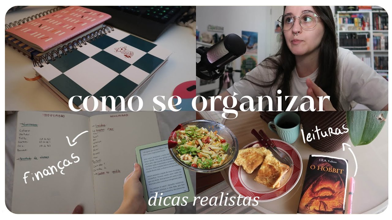 organize a semana comigo 🎧 *leituras, trabalho & estudos*