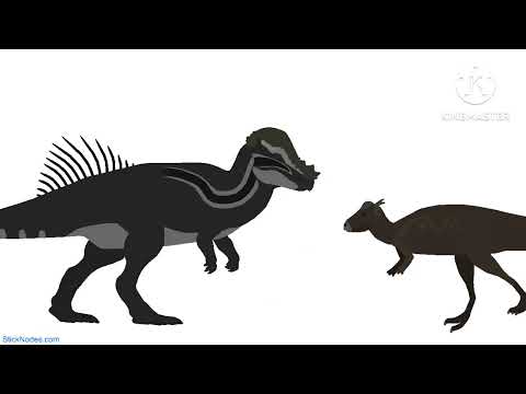 Pachycephalosaurus vs Stygimoloch Sticknodes Animation Realistic Dinosaurs vs JWFK