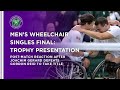 Joachim Gerard vs Gordon Reid | Gentlemen's Wheelchair Singles Final Post-Match | Wimbledon 2021