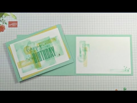 949  20 07 21 W Simple stamping with Watercolor Shapes