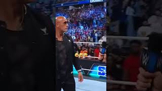 The Rock tells Theory to shut his B**ch A** Up #wwe #shorts