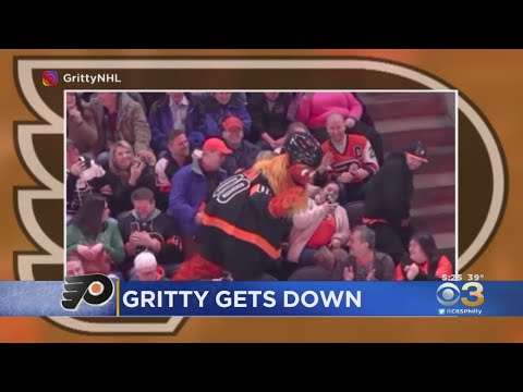 Watch: Gritty Does Cha-Cha Slide In Latest Social Media Video