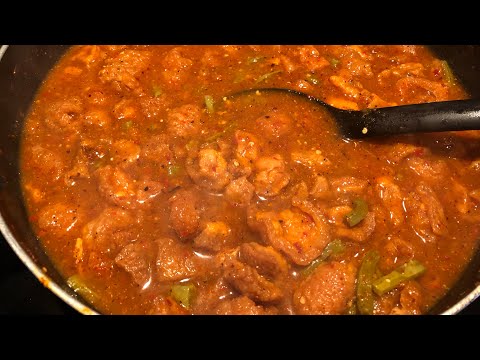 CHICHARRON EN CHILE ROJO CON NOPALES/ how to make chicharrón en salsa roja/ Nuestra cocina latina