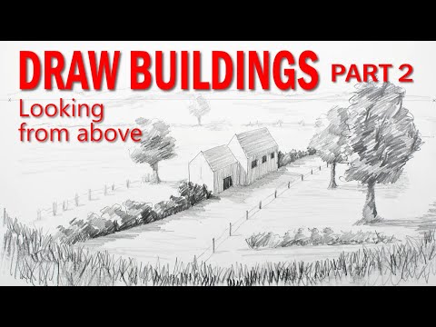 How to Draw Buildings looking from Above PaulPriestleyArt
