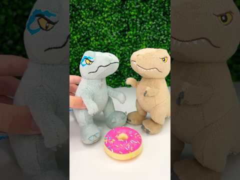 Baby T Rex Takes Donut #dinosaurs