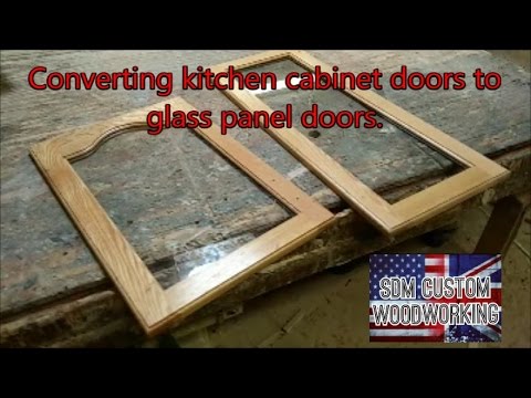 Changing Cabinet Door to Tempered Glass Doors