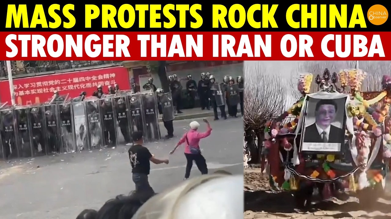 Mass Protests Rock China, Stronger Than Iran or Cuba—Tibet Officials Host ‘Funeral’ for Xi