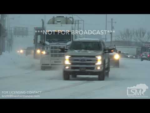 12-29-2017 Billings, MT - Heavy Blinding Snow