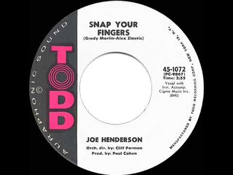 1962 HITS ARCHIVE: Snap Your Fingers - Joe Henderson