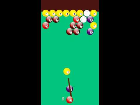 bubble shooter billiards game Video