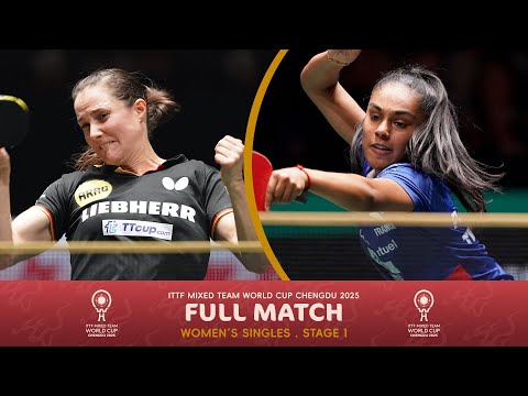 FULL MATCH Sabine Winter vs Prithika Pavade | ITTF Mixed Team World Cup 2025 (Stage 1)