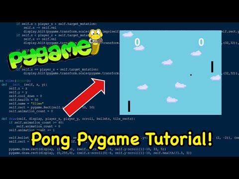 Pong & Pygame! (Beginner Tutorial)