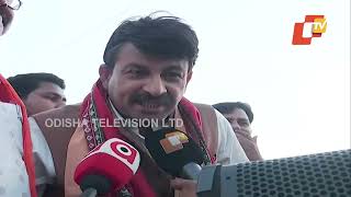Jharsuguda By-poll: BJP leader Manoj Tiwari joins election campaign