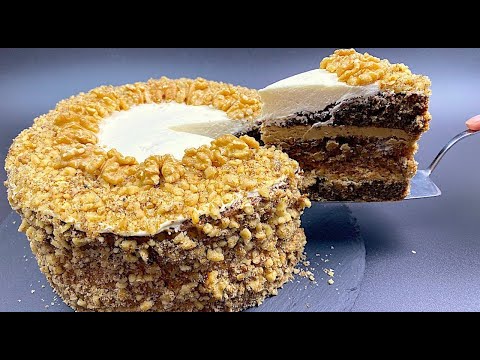 🎄 Christmas cake in 15 minutes for the whole family! The best cake I've ever eaten!