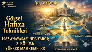 36- 1982 Anayasası’nda Yargı: Yüksek Mahkemeler - Görsel Hafıza #kpssv