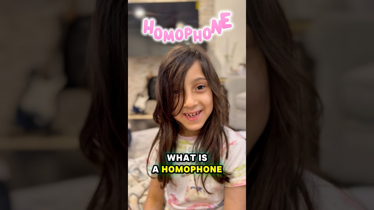 What is homophone #english #learning #secondgrade