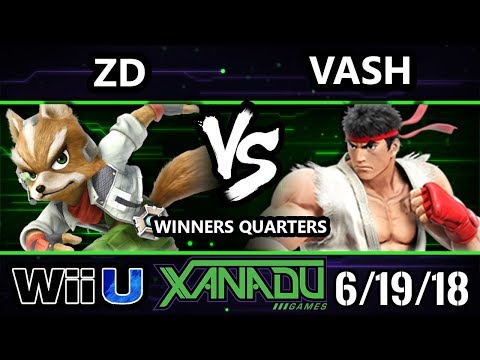 S@X 255 Smash 4 - ZD (Fox) Vs. Vash (Ryu) - Wii U Winners Quarters