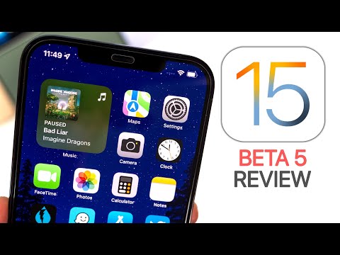 iOS 15 Beta 5 - Additional Features, Performance, Battery Life & More (1 Week Later)