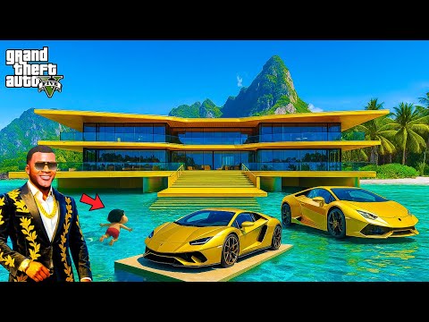 Shinchan & Franklin Won Every Rarest GOLDEN Super FUTURISTIC Cars in GTA 5 Telugu! 🔥🚗✨