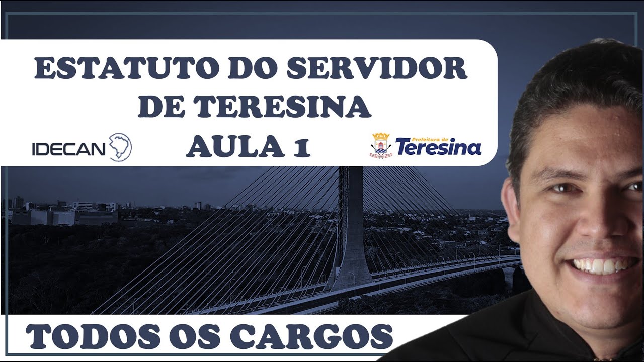 ESTATUTO DOS SERVIDORES PÚBLICOS MUNICIPAIS DE TERESINA-PI. CONCURSO FUNDAÇÃO DE SAÚDE DE TERESINA