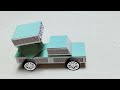 How To Make Matchbox Car Race Toy Military Rocket Launcher Fire Trucks माचिस फौज़ 