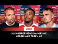 ?️ Maurice Steijn: "Vertrouwen in dat het ons als staf nog gaat lukken" | Interviews Ajax