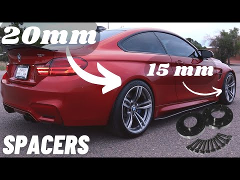 BMW M4 F82 Wheel Spacers Install | 20mm Rear & 15mm Front | WILD LOOK