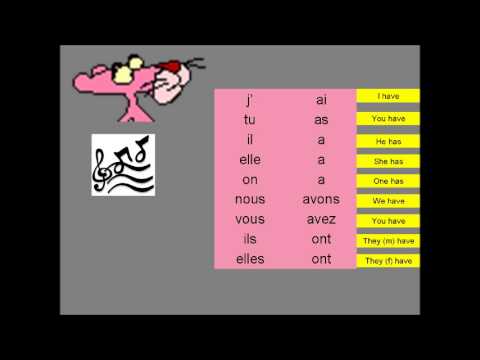 French: avoir, to have - present tense