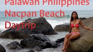 preview picture of video 'Palawan Philippines El Nido to Nacpan Beach'