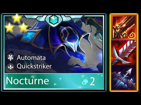 Easy Climb Comp with Nocturne Carry With Rapid Firecannon   – Perfect for TFT Set 13 Beginners!