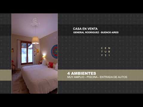VENTA CASA 4 Ambientes -  General Rodríguez- Buenos Aires 