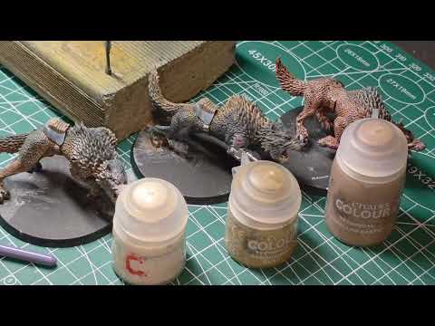 Easy Warhammer Painting Tutorial. Warhammer 40K Space Wolves Thunderwolf Cavalry