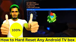 How to Hard Reset Any Android TV box | Factory Restore Android Box | Hard Reset Android TV Box