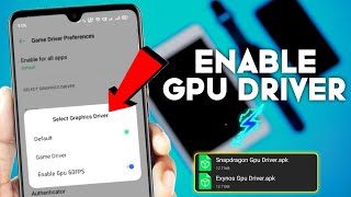 Enable GPU Driver Any Phone | Overclock Android 60FPS